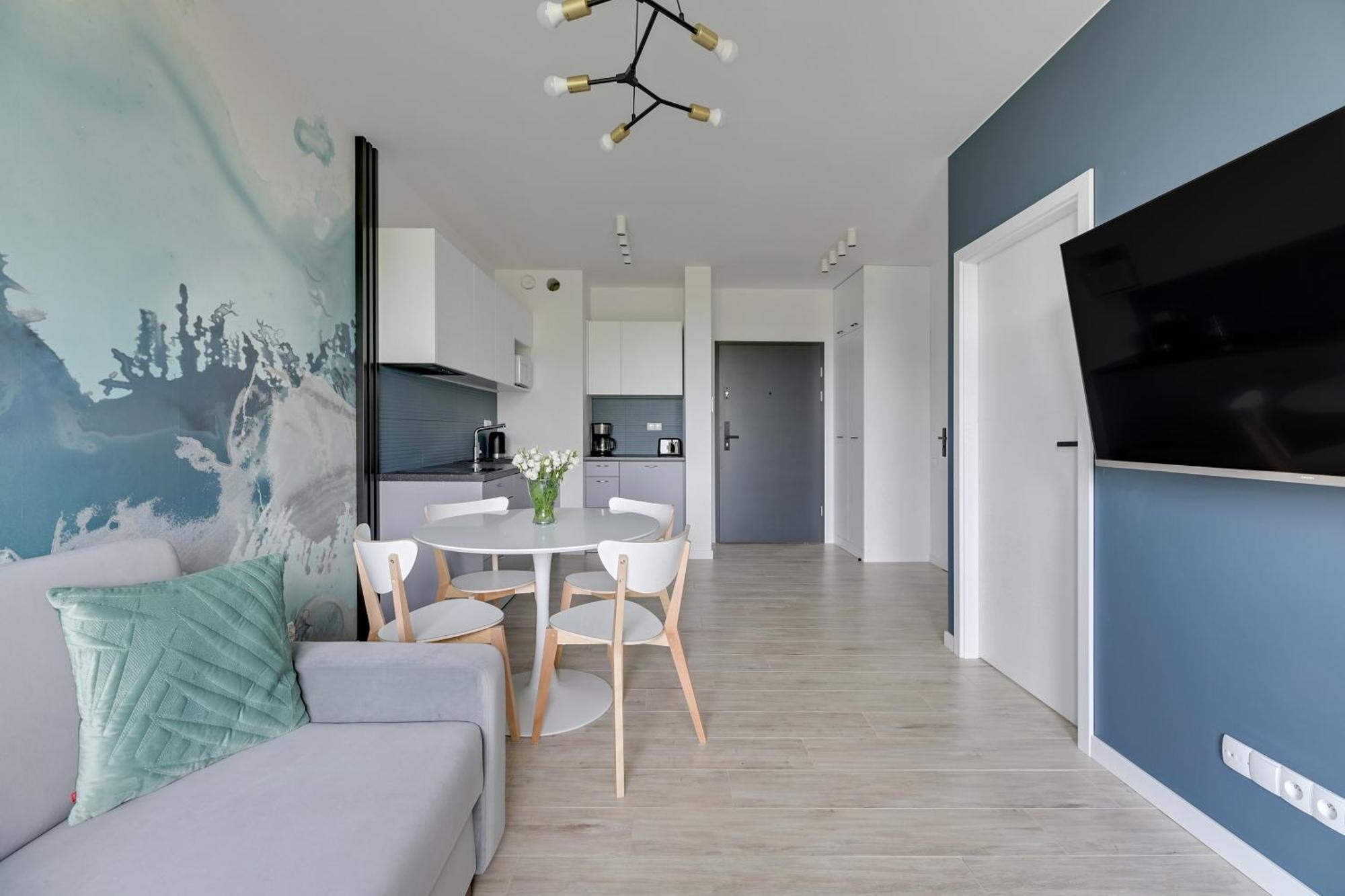 Blue Mandarin - Chlebova Apartments Danzig Zimmer foto